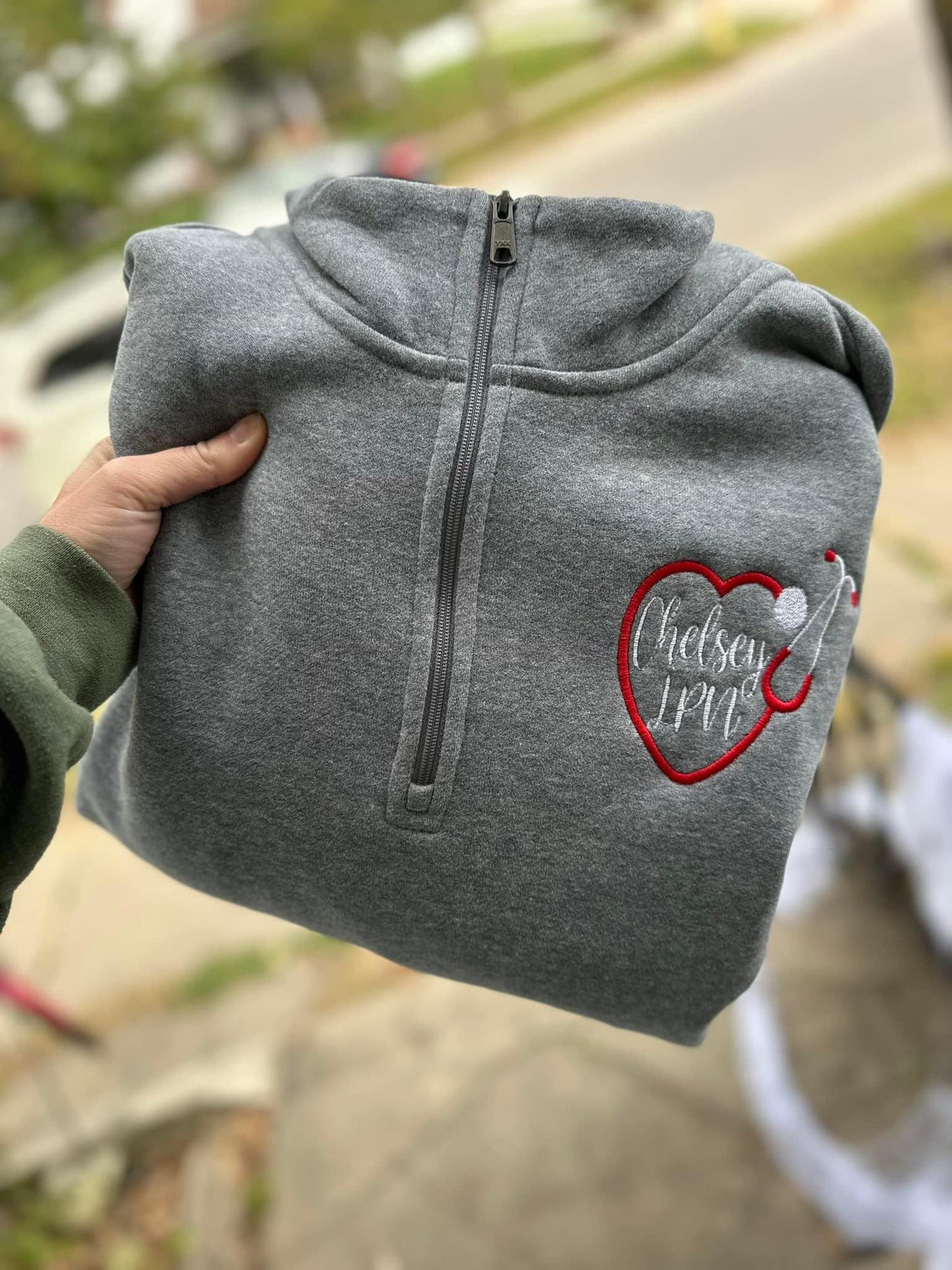 Stethoscope with name and title