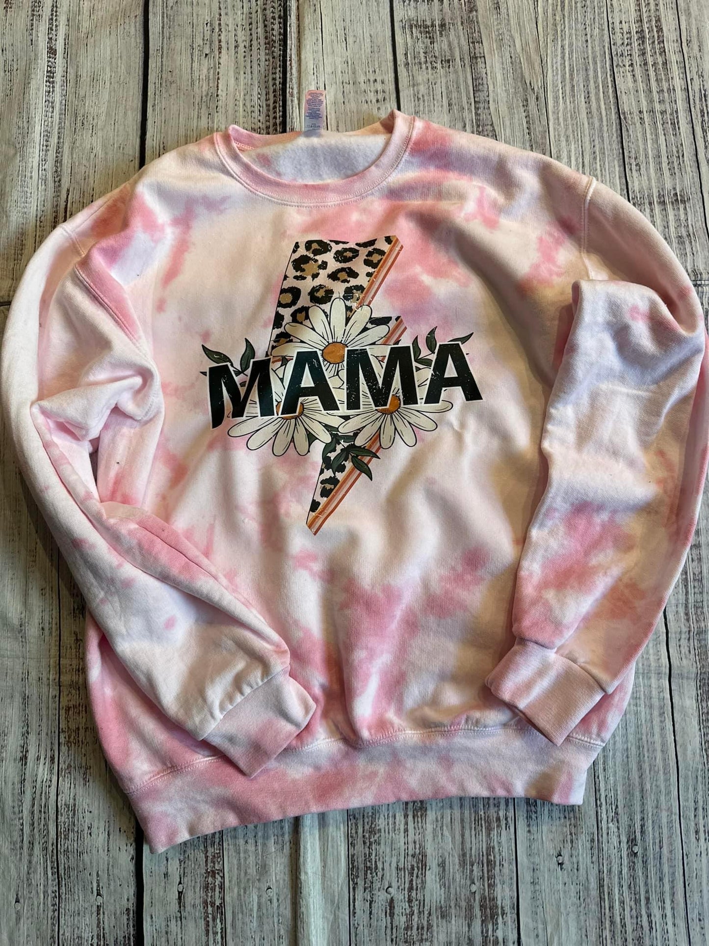 Cheetah lightening bolt mama crew