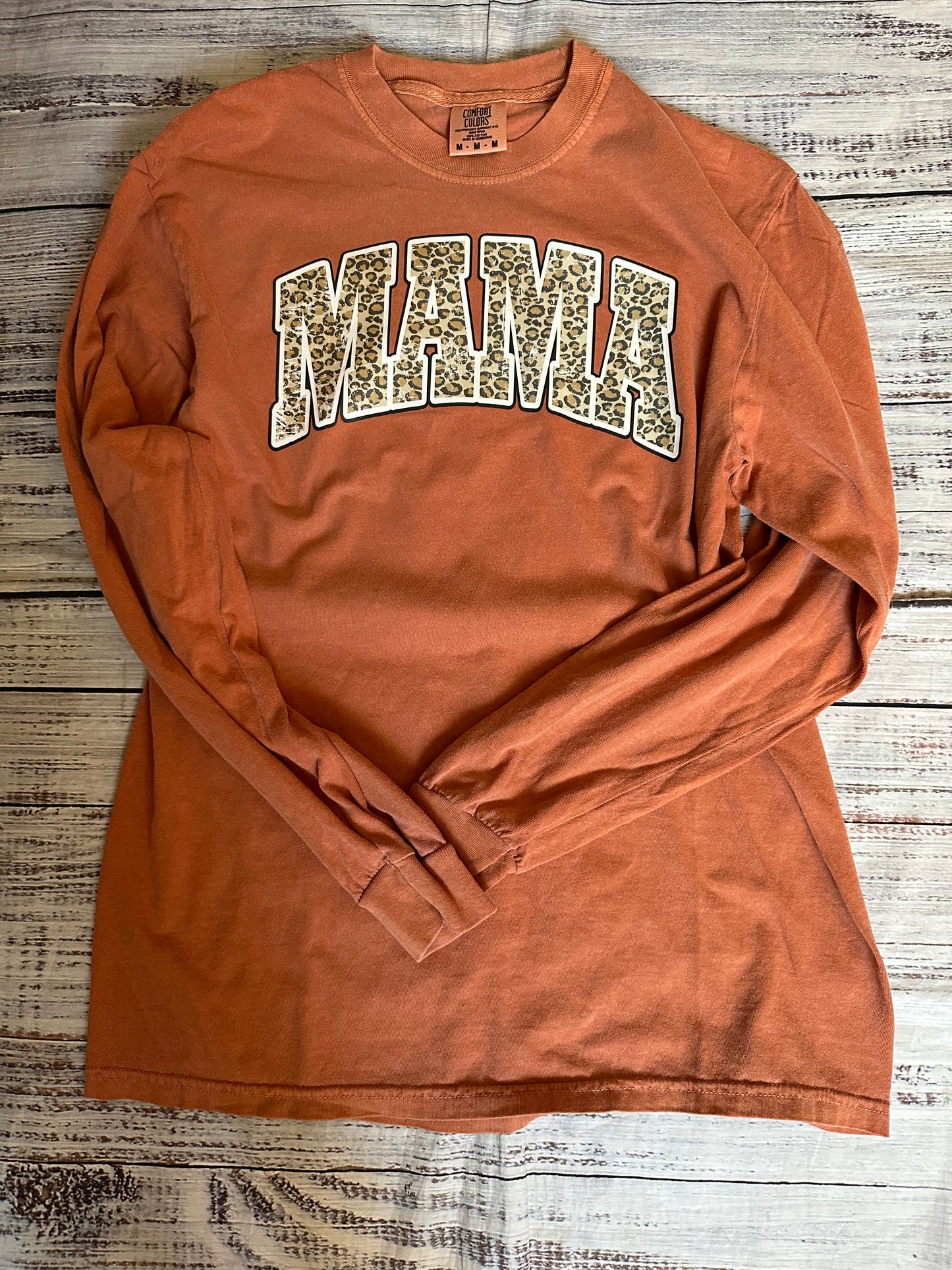 Long sleeve cheetah mama