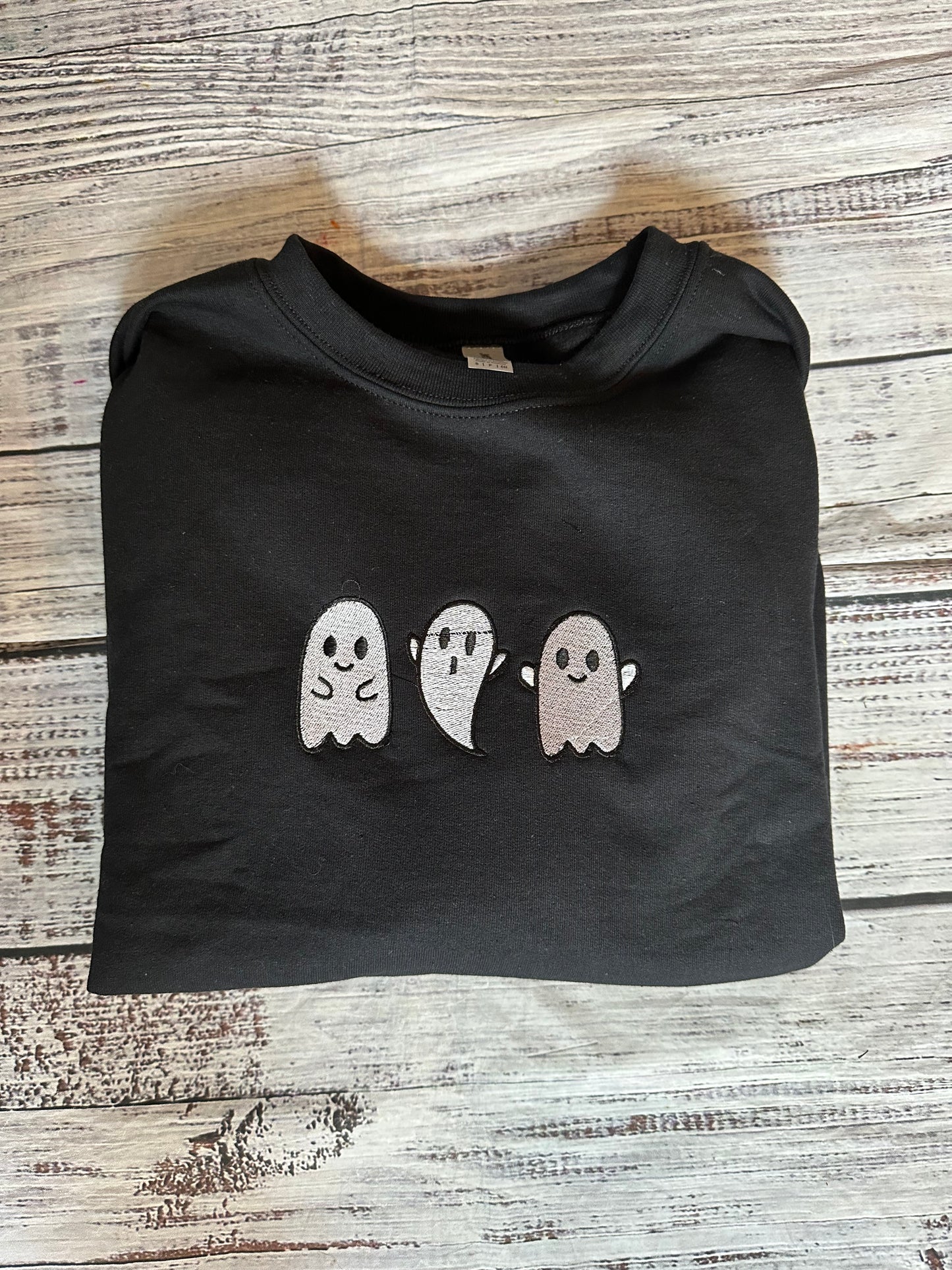 Ghost embroidered crew
