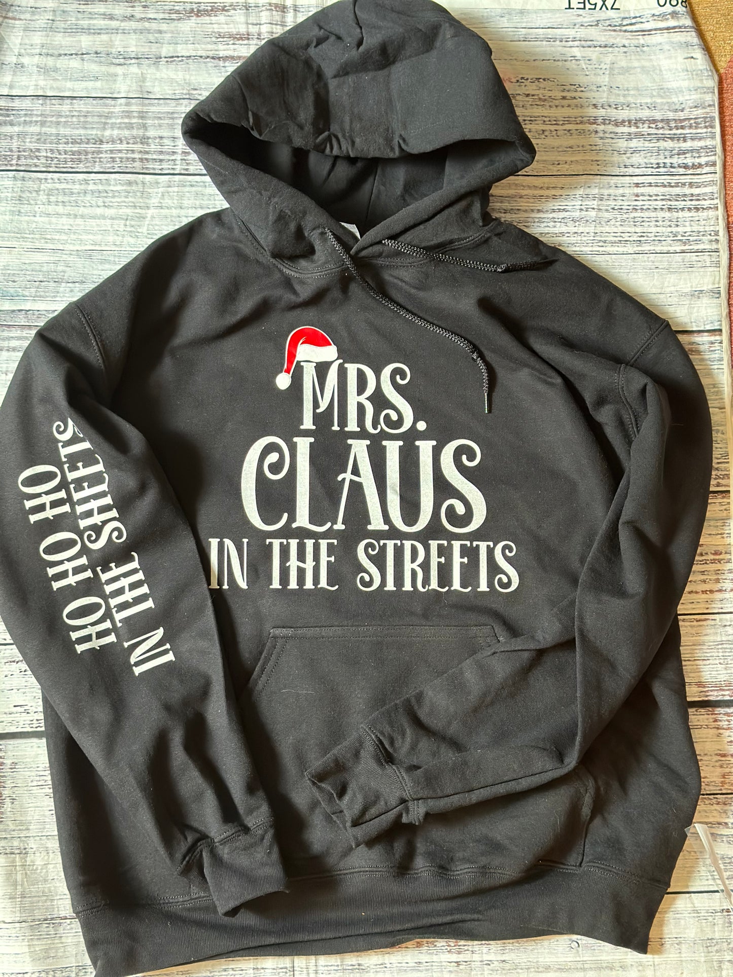 Mrs claus in the streets