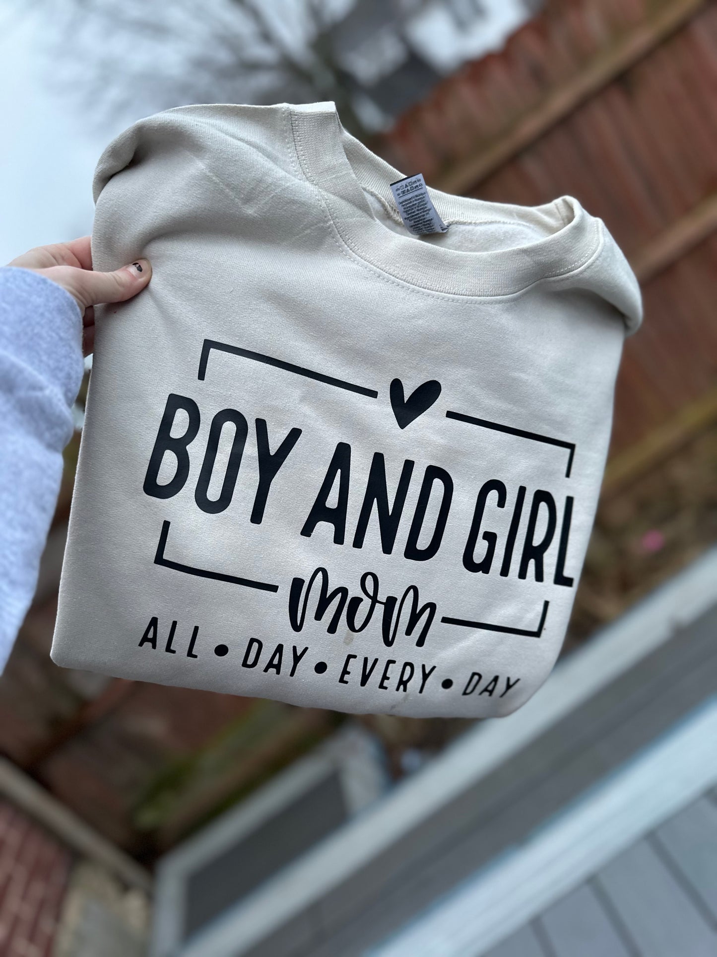 Boy and girl mom era