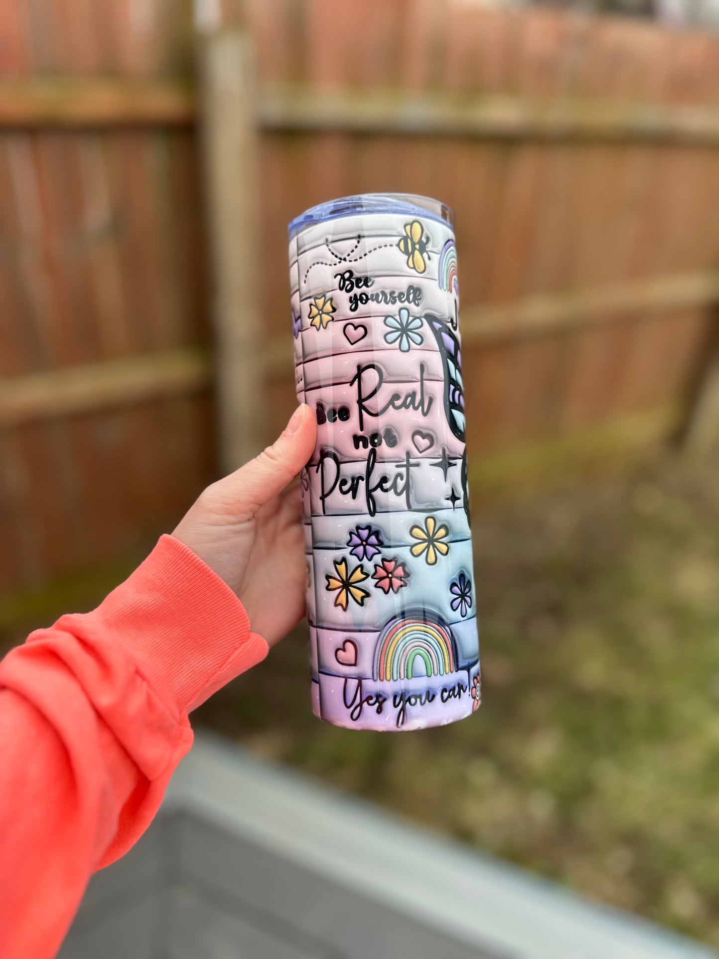 3d inspirational tumbler