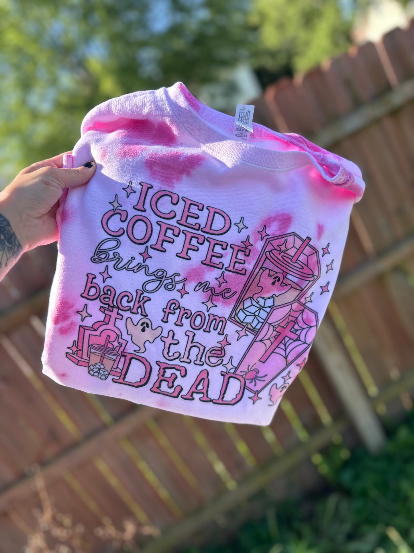 Iced coffee brings me back from the dead