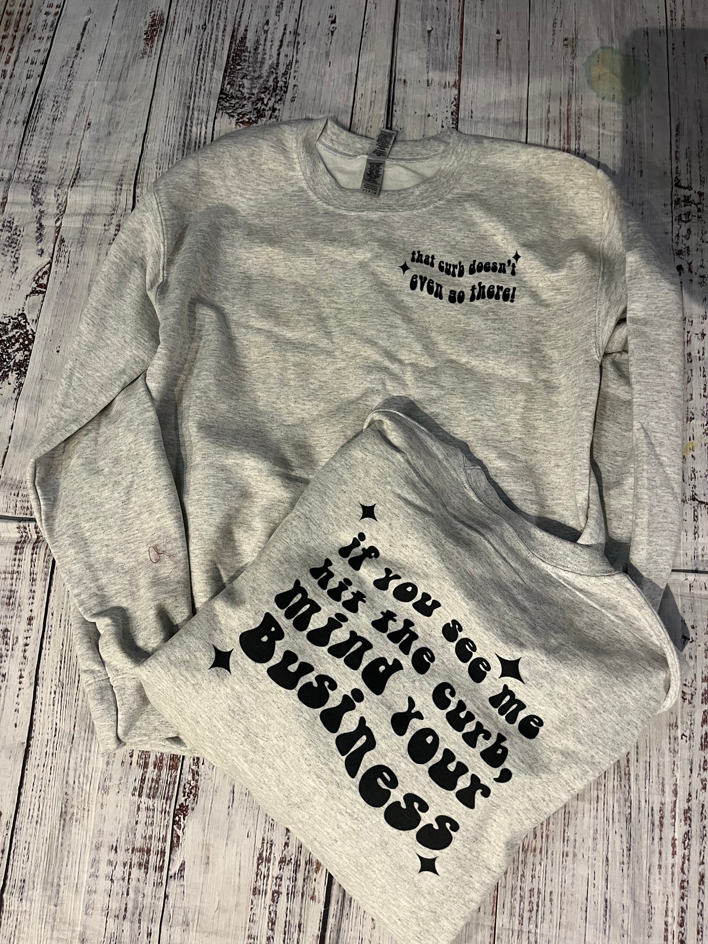 If you see me hit that curb