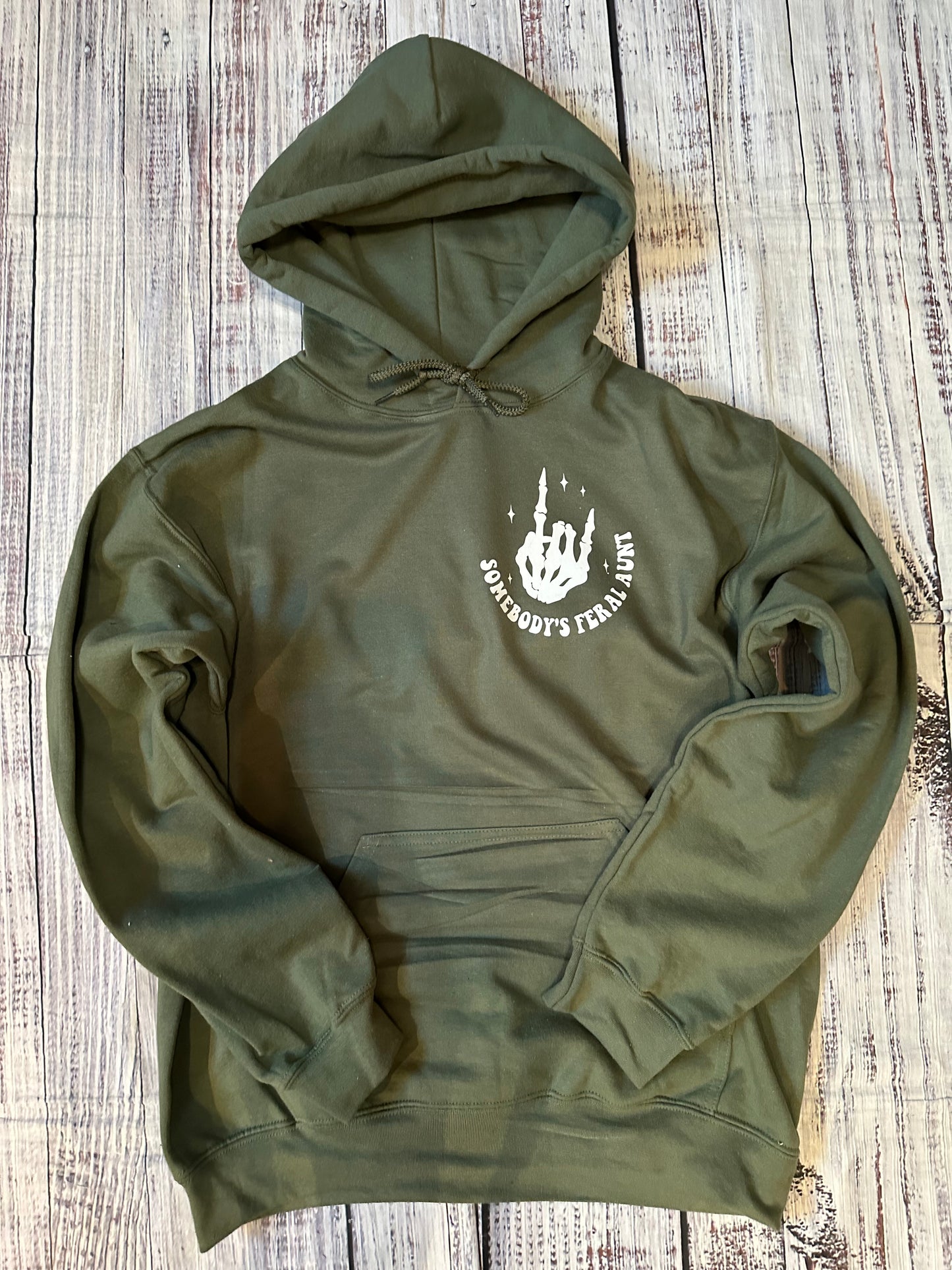 Somebody’s feral aunt hoodie