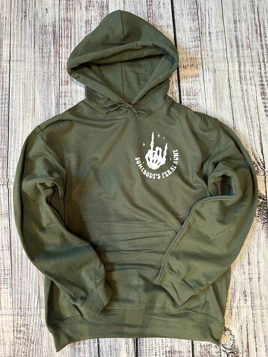 Somebody’s feral aunt hoodie