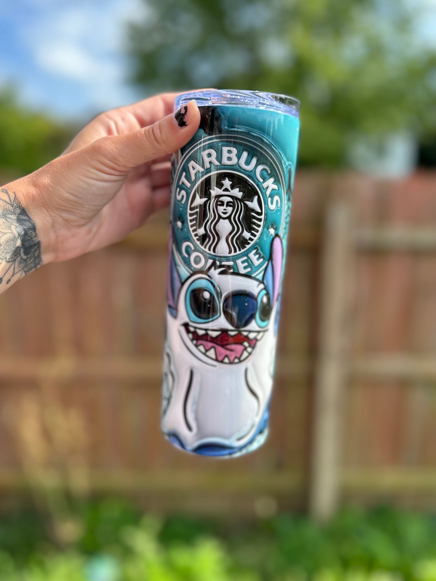 Stitch ghost tumbler