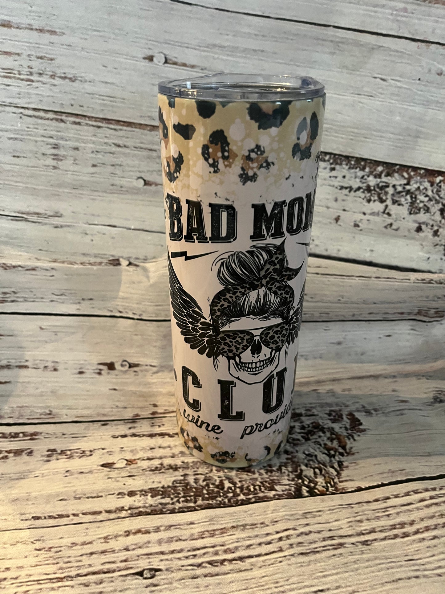 Bad moms club tumbler